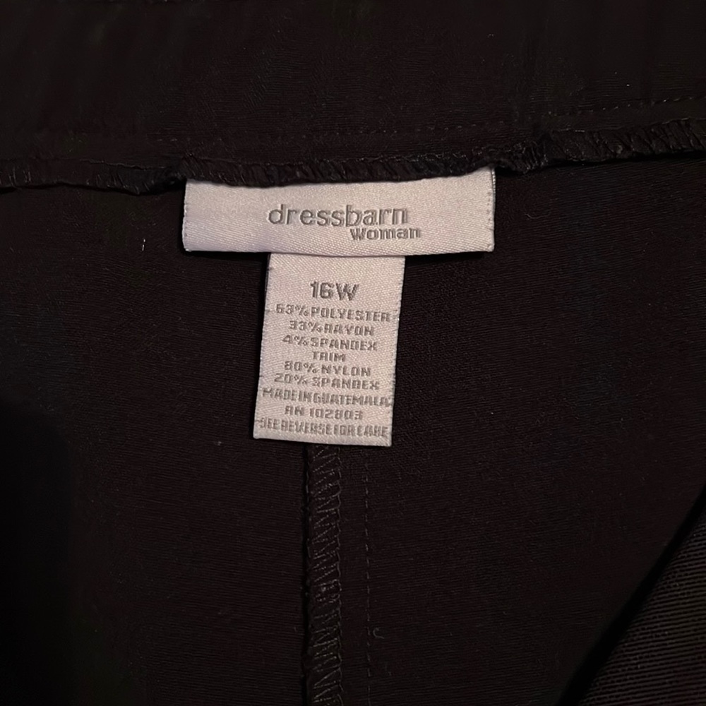 Black pants - Dress barn